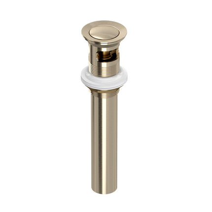 Rohl Push Drain With Overflow 0127DOFSTN ROHL