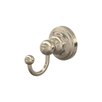 Perrin & Rowe Edwardian Wall Mount Single Robe Hook - Satin Nickel  U.6921STN Perrin & Rowe