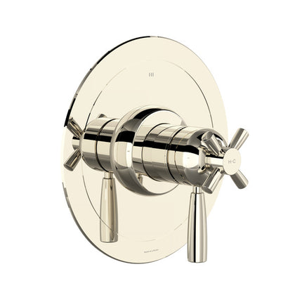 Perrin & Rowe Holborn 1/2 Inch Thermostatic & Pressure Balance Trim With 3 Functions (Shared) With Lever Handle - Polished Nickel  U.THB23W1LS-PN Perrin & Rowe