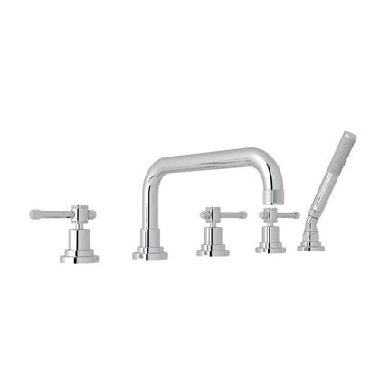 Rohl Campo 5-Hole Deck-mount Tub Filler A3314ILAPC ROHL