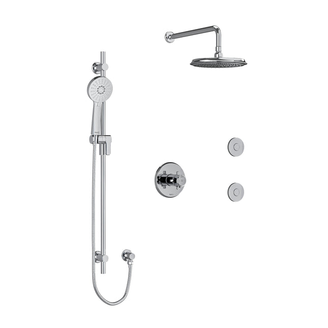 1406 Riobel Momenti Collection Shower Kit 3545 Chrome Riobel