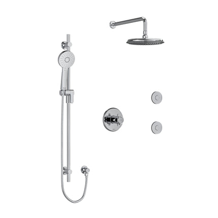 1407 Riobel Momenti Collection Shower Kit 3545 Chrome Riobel