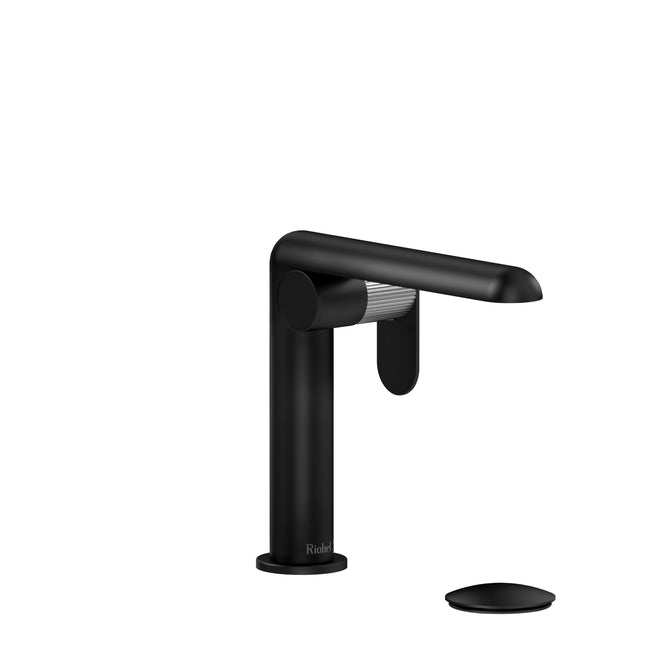 700 Riobel Ciclo Collection Single hole lavatory faucet Black/Brushed Chrome Riobel