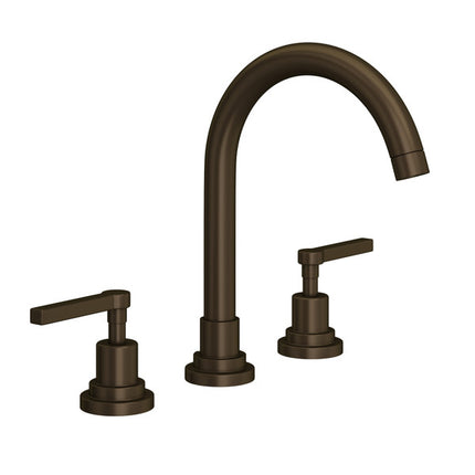 Rohl Lombardia Widespread Lavatory Faucet With C-Spout A2208LMTCB-2 ROHL