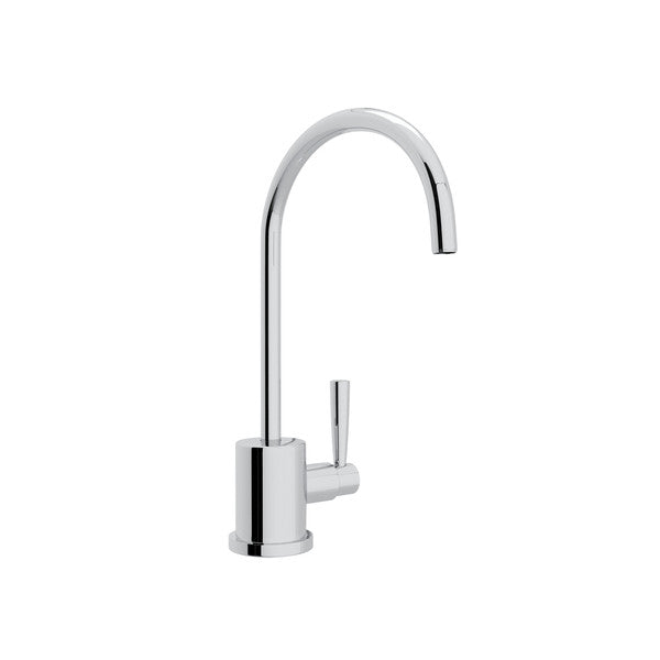 Perrin & Rowe Holborn C-Spout Filter Faucet - Polished Chrome With Metal Lever Handle  U.1601L-APC-2 Perrin & Rowe