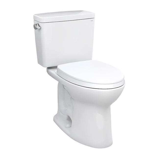 Toto Drake Two-piece Toilet With Elongated Bowl and  Universal Height - 1.28 Gpf Toto