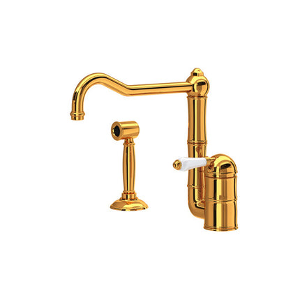 Rohl Acqui Kitchen Faucet With Side Spray A3608LPWSIB-2 ROHL