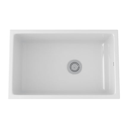 Rohl Allia 32" Fireclay Single Bowl Undermount Kitchen Sink 6307-00 ROHL