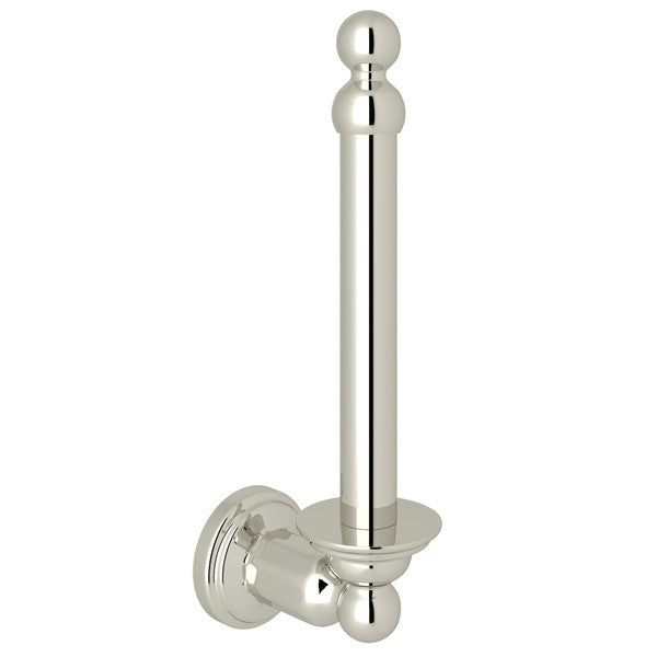 Perrin & Rowe Edwardian Wall Mount Spare Toilet Paper Holder - Polished Nickel  U.6947PN Perrin & Rowe