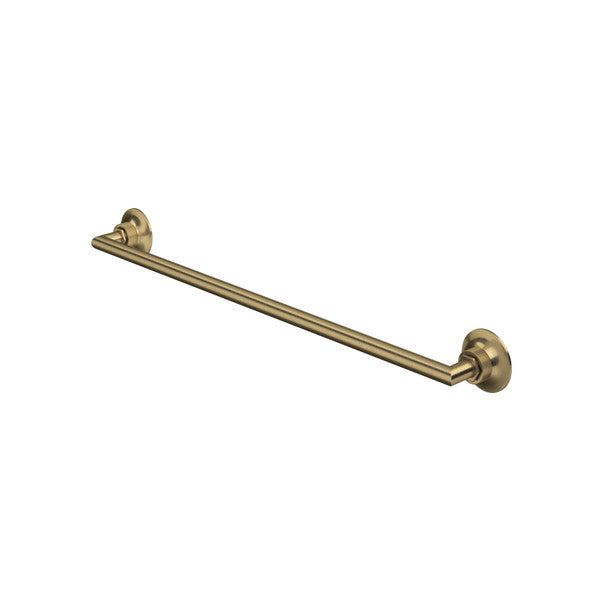 Rohl Graceline Wall Mount 24" Single Towel Bar - Antique Gold | Model Number: MBG1/24AG MBG1/24AG ROHL