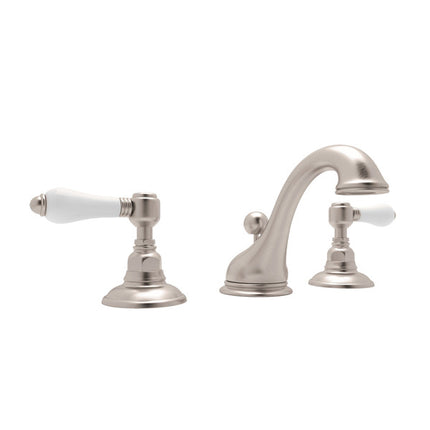 Rohl Viaggio Widespread Lavatory Faucet With Low Spout A1408LPSTN-2 ROHL