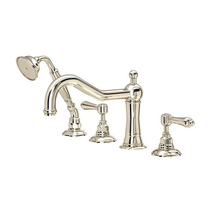 Rohl Acqui 4-Hole Deck-mount Tub Filler A1404LMPN ROHL