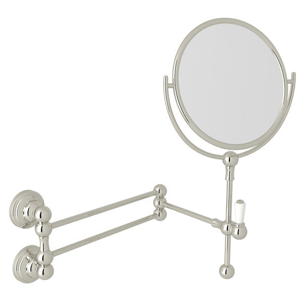 Perrin & Rowe Edwardian Wall Mount Shaving Mirror - Polished Nickel  U.6918PN Perrin & Rowe